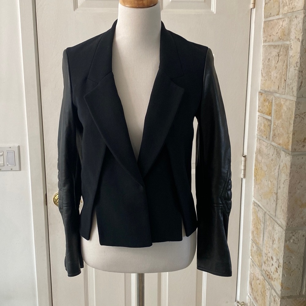 3.1 Phillip Lim Jacket with Leather sleeves